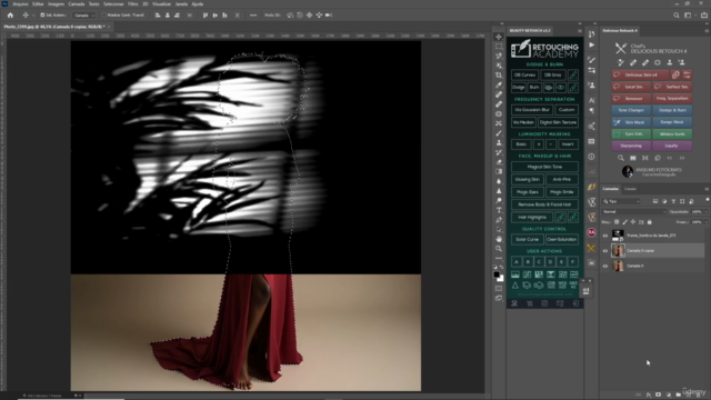 Photoshop Avançado Para Editores de Fotografias de Gestantes – Screenshot 1