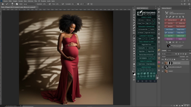 Photoshop Avançado Para Editores de Fotografias de Gestantes – Screenshot 2