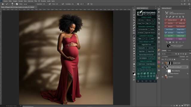 Photoshop Avançado Para Editores de Fotografias de Gestantes – Screenshot 3