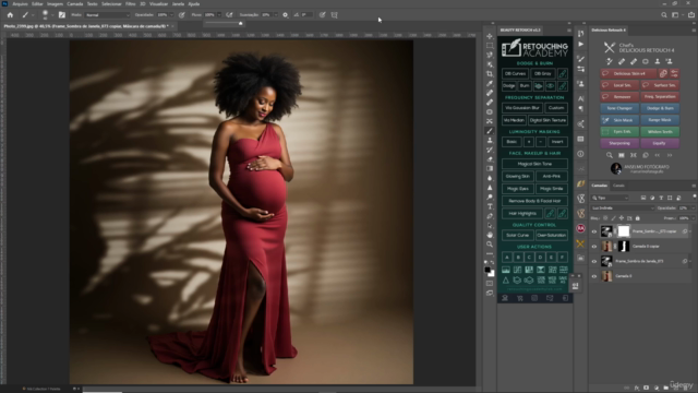 Photoshop Avançado Para Editores de Fotografias de Gestantes – Screenshot 4