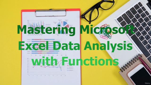 Mastering Microsoft Excel Data Analysis with Functions – Screenshot 1