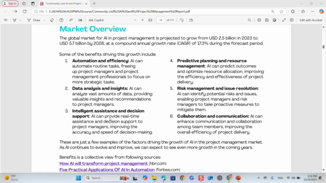 AI In Project Management & Manage AI Projects – Screenshot 1