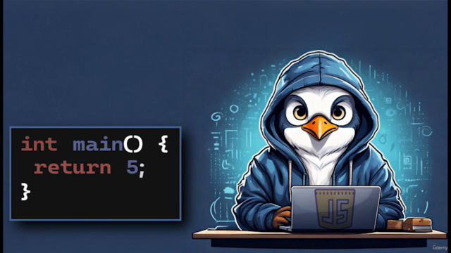 Coding a C compiler in Javascript – Screenshot 1