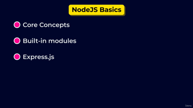 The Ultimate NodeJS Course 2025: Express, MongoDB, REST APIs – Screenshot 2