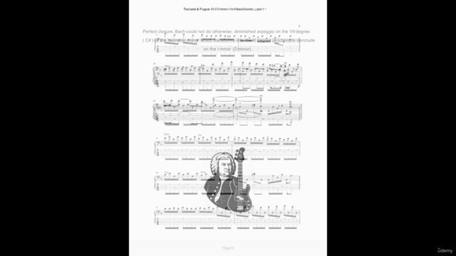 Toccata & Fugue on D minor by J. S. Bach for Bass guitar – Screenshot 2