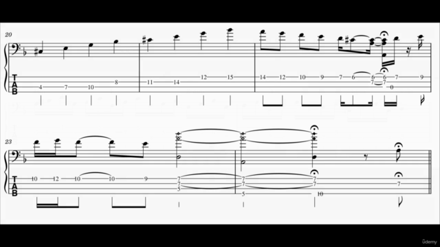 Toccata & Fugue on D minor by J. S. Bach for Bass guitar – Screenshot 3