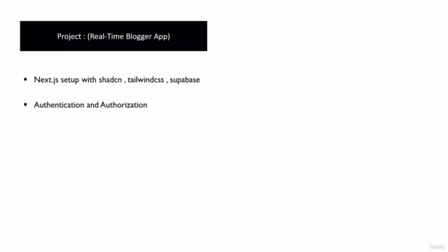 Next.js 15 , Node.js & Supabase : Build Real-Time Projects – Screenshot 3
