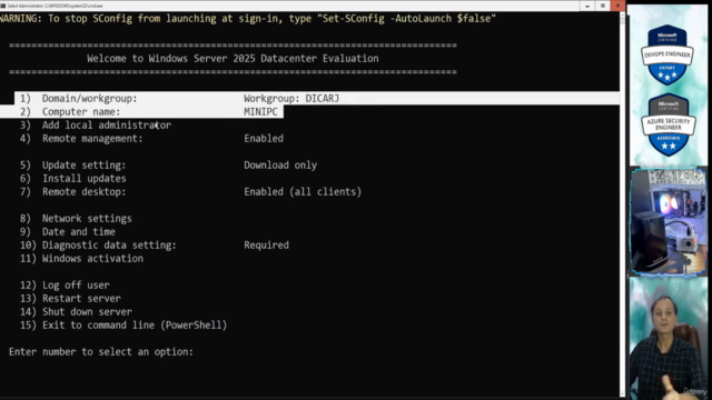 MINI PC com o Windows Server 2025 + Servidor de Arquivos – Screenshot 3