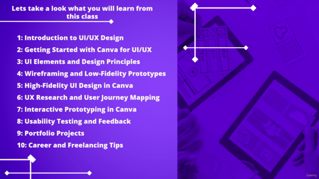 Complete UI/UX Design with Canva - Design Smart Interface – Screenshot 1