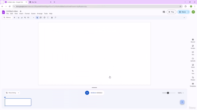 Learning Google Vids from Scratch – Screenshot 1