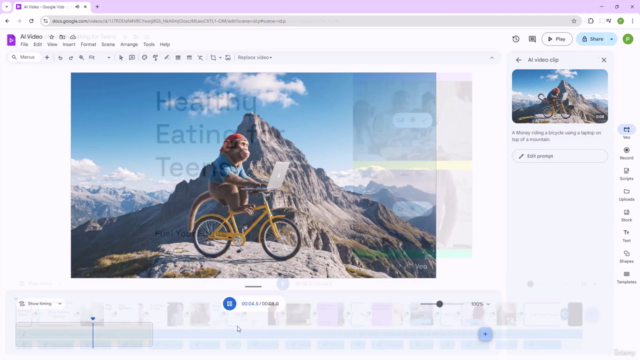 Learning Google Vids from Scratch – Screenshot 4