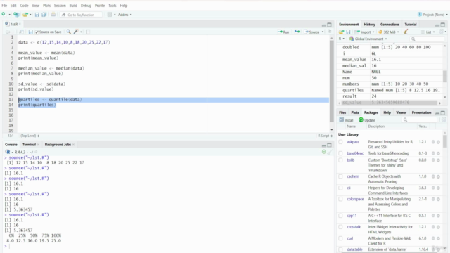 Hands-On R Programming: Build Real World Data Projects – Screenshot 3