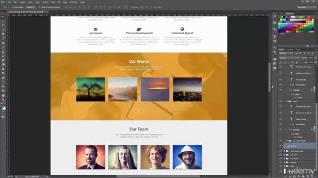 The Ultimate Web Designing Course in Photoshop – Screenshot 3