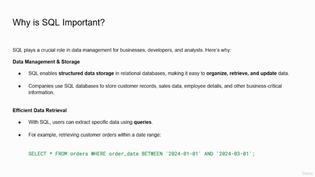 The Complete SQL Course: From Zero to Data Analyst – Screenshot 1