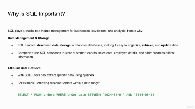 The Complete SQL Course: From Zero to Data Analyst – Screenshot 2