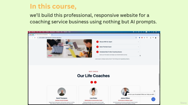 Create a Professional Website with AI Using EasySite – Screenshot 2