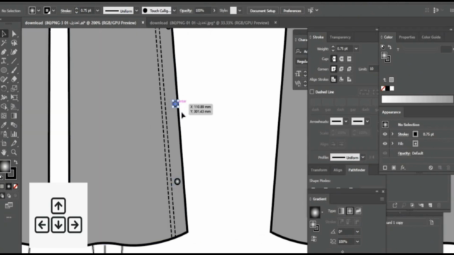 الرسم المسطح للازياء _ Illustrator – Screenshot 3