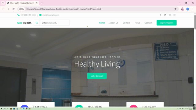 Laravel 12 - Hospital Management System Project for Beginner – Screenshot 1
