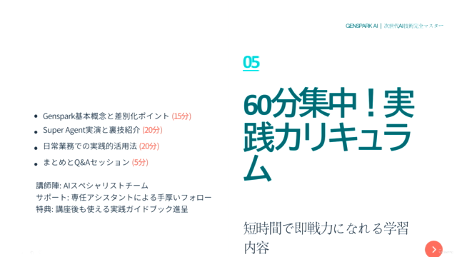 Genspark Super Agent活用術 – Screenshot 4