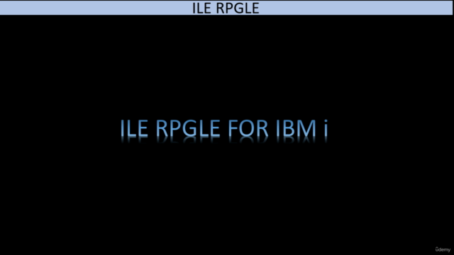 Curso de ILE RPGLE AS/400 E IBM i – Screenshot 3