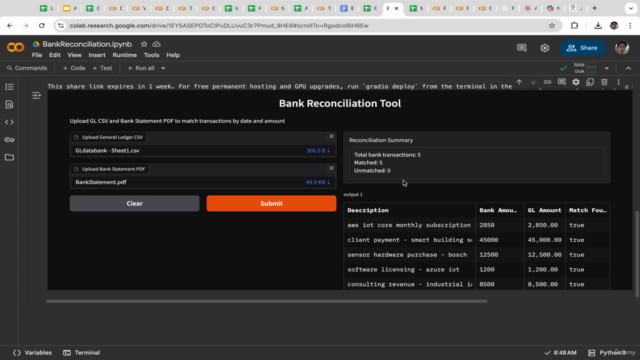 Accounting and Bookkeeping with Python & Generative AI – Screenshot 2