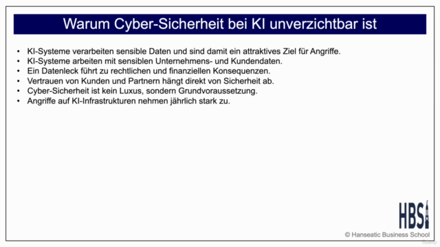 Cyber-Sicherheit für KI-Anwender – Screenshot 1