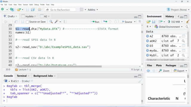 RStudio for Health Research: Data Management Made Simple – Screenshot 1