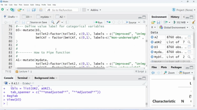 RStudio for Health Research: Data Management Made Simple – Screenshot 2