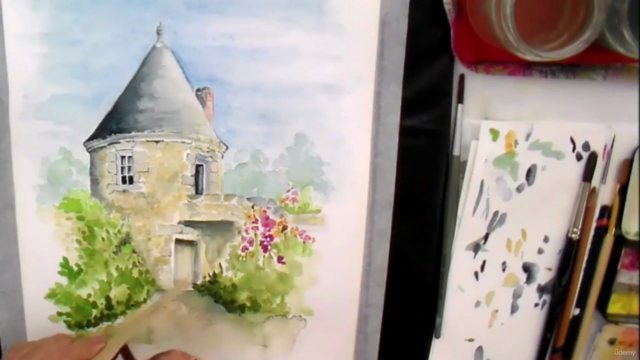 Paint a FRENCH vineyard scene in 8 easy steps. Just COPY ME – Screenshot 4
