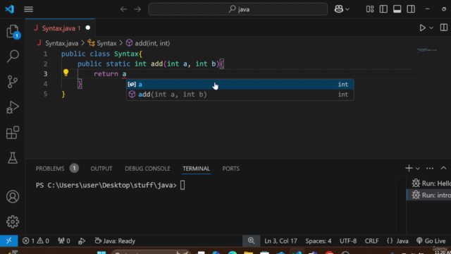 The Ultimate Java Programming Course: Hands-On Training – Screenshot 1