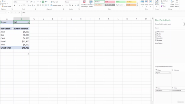 Excel Data Insights: Power Query Pivot Analysis and Visuals – Screenshot 4