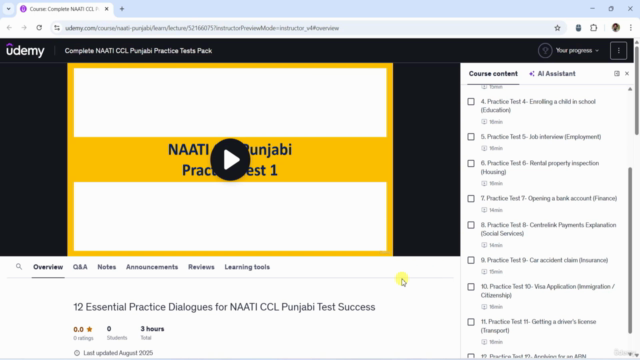 Complete NAATI CCL Punjabi Practice Tests Pack – Screenshot 2