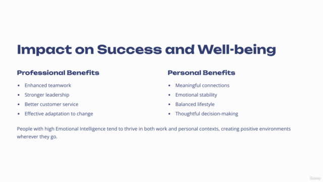 Emotional Intelligence Mastery Certification Complete Course – Screenshot 4