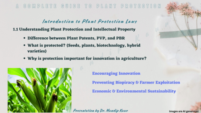 Intellectual Property Rights and Plant Protection – Screenshot 3