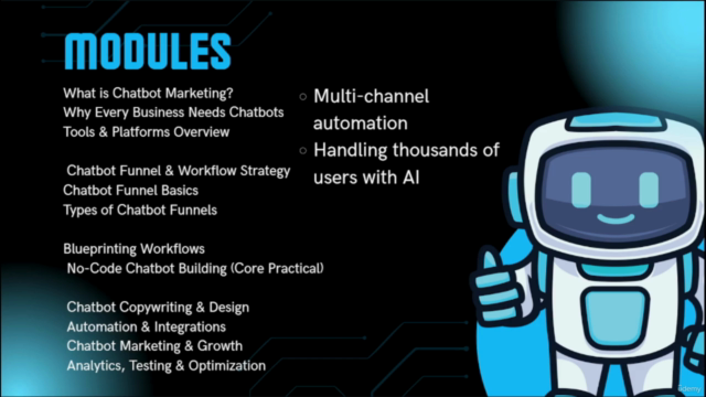AI Chatbot Development & Marketing Masterclass 2025 – Screenshot 4