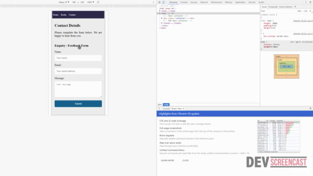 Kickstart HTML, CSS and PHP: Build a Responsive Website – Screenshot 4