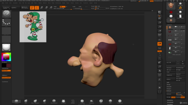 Become a ZBrush Master: Create Your Own 3D Elf Character - Screenshot_02