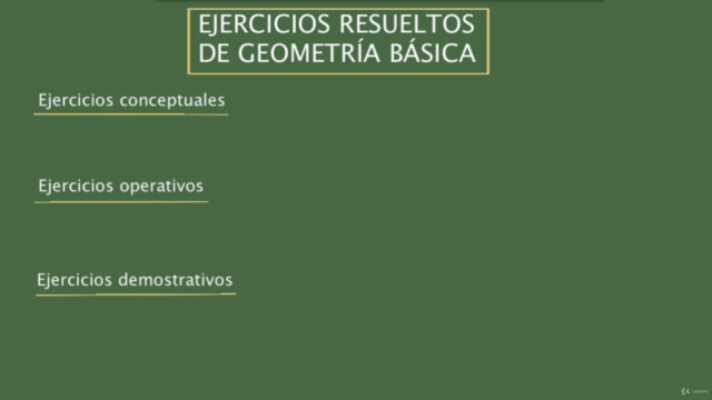 Ejercicios resueltos de geometría plana – Screenshot 1