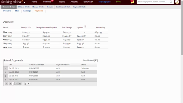 How to Analyze Stocks and Write for Seeking Alpha – Screenshot 1