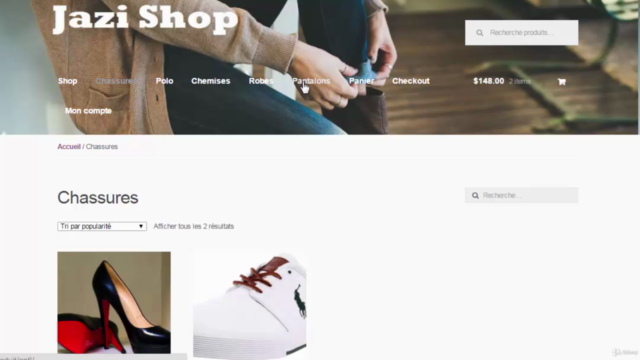 Créer un site web de commerce en ligne – Screenshot 2
