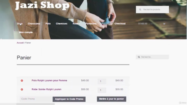 Créer un site web de commerce en ligne – Screenshot 4