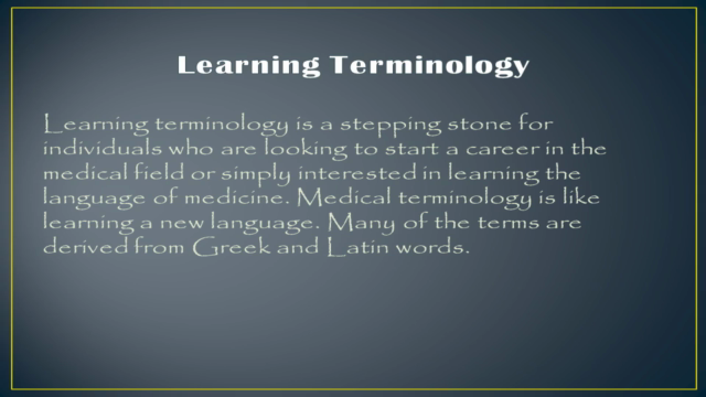 Basics of Medical Terminology – Screenshot 2