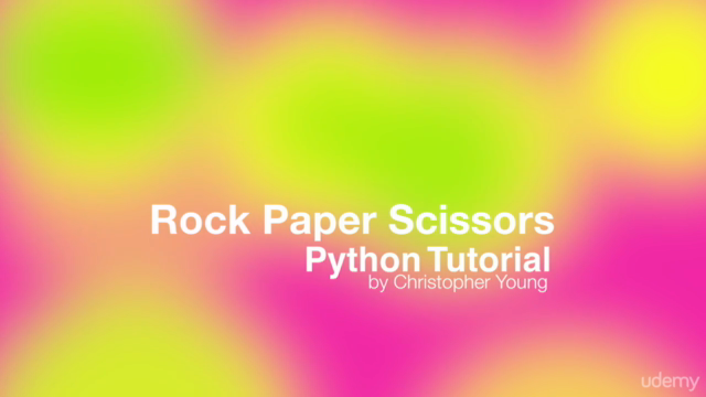 Rock Paper Scissors - Python Tutorial – Screenshot 1