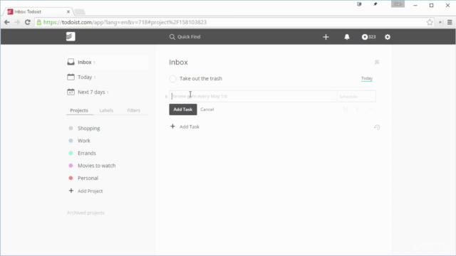 Getting Started with Todoist – Screenshot 1