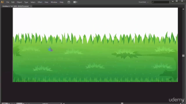 Make your own 2D Game Backgrounds with Adobe Illustrator – Screenshot 1