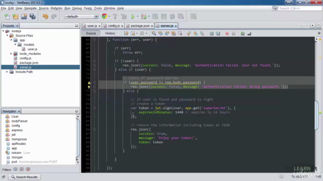 Learn NodeJS Authentication – Screenshot 3