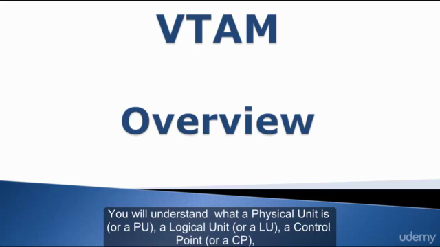VTAM overview – Screenshot 1