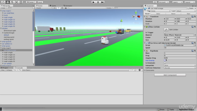 Unity 3D 2017 - Build , program & publish Crossy Road game – Screenshot 2