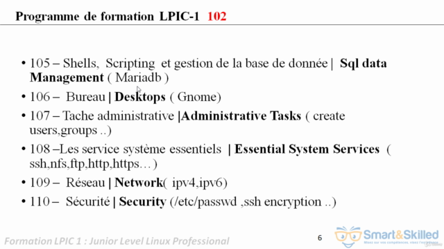 Préparation à la certification linux LPIC-1 101 – Screenshot 3