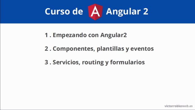 Curso de Angular 2 en Español - Crea webapps desde cero – Screenshot 4